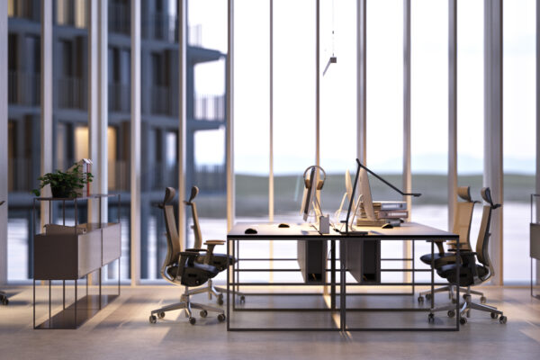 Rheinblick Krefeld Bürogebäude - Architekturkonzept und Architekturvisualisierung von Formgrafik - Interieurdesign